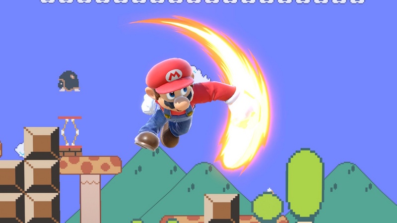 Archivo:Ataque aéreo hacia delante de Mario SSBU.jpg