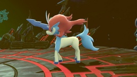 Keldeo en el escenario Destino final.