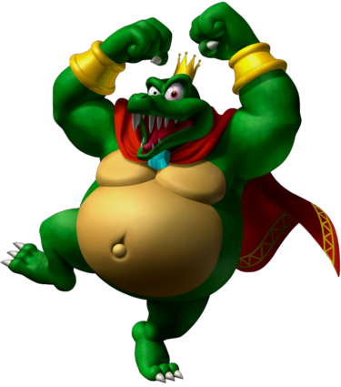 Arte oficial de King K. Rool en DK: Jungle Climber