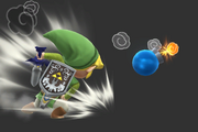Vista previa de la Bomba de Toon Link en el Taller de personajes de Super Smash Bros. for Wii U.