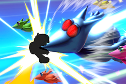 Vista previa de El Poderoso Jinjonator en la sección de Técnicas de Super Smash Bros. Ultimate