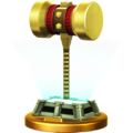 Trofeo de Martillo dorado SSB4 (Wii U).png