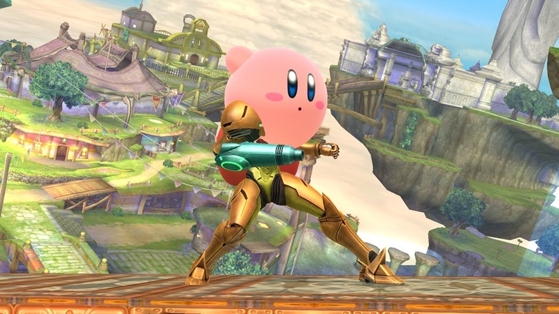 Archivo:Kirby y Samus en Altárea SSB4 (Wii U).jpg