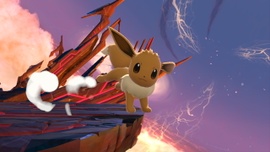 Eevee en el escenario Destino final.