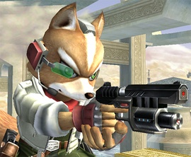 Pistola de Fox en Super Smash Bros. Brawl.