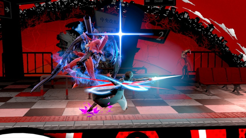 Archivo:Ataque fuerte lateral de Joker+Arsene (2) Super Smash Bros. Ultimate.jpg