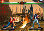 Terry usando Power Wave en The King of Fighters '98: Ultimate Match.
