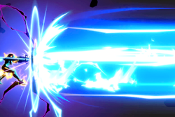 Vista previa de Láser Zero en la sección de Técnicas de Super Smash Bros. Ultimate