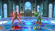 Kazuya demostrando los efectos del Modo Rage en Super Smash Bros. Ultimate.