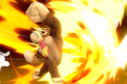 Vista previa de Frenesí selvático en la sección de Técnicas de Super Smash Bros. Ultimate