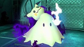 Mimikyu atacando en Isla Shadow Moses.