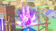 Mewtwo en el escenario en Super Smash Bros. Ultimate.