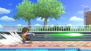 El Tirador Mii usando el movimiento en Super Smash Bros. Ultimate.