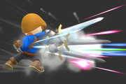 Vista previa de Estocadas relámpago en el Taller de personajes de Super Smash Bros. for Wii U.