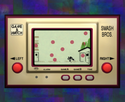 Target Test de Mr. Game & Watch.