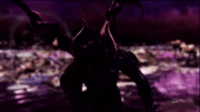 Devil Kazuya volando en la escena final de su secuencia final en Tekken Tag Tournament 2.