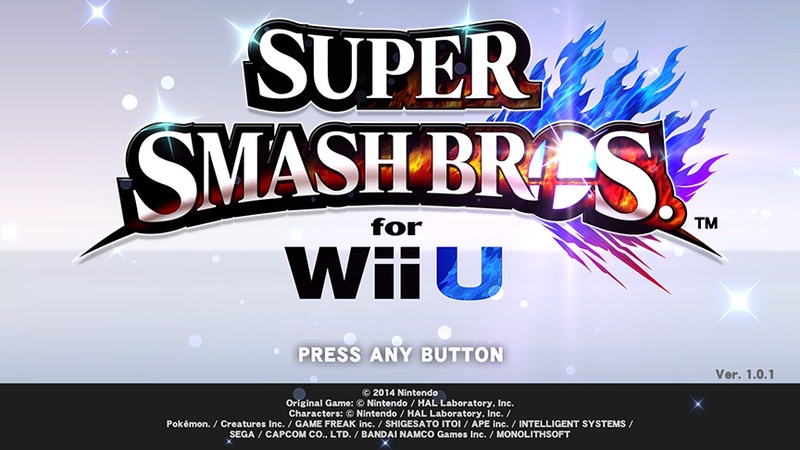 Archivo:Pantalla de titulo SSB4 (Wii U).jpg