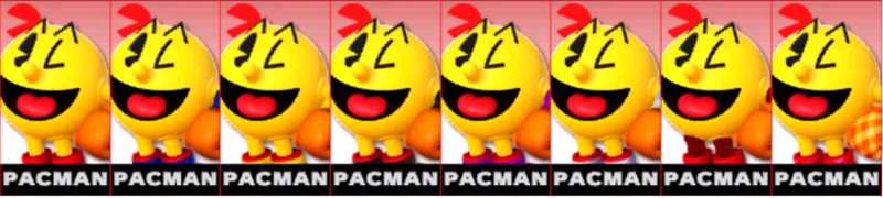 Archivo:Paleta de colores de Pac-Man (JAP) SSB4 (3DS).png