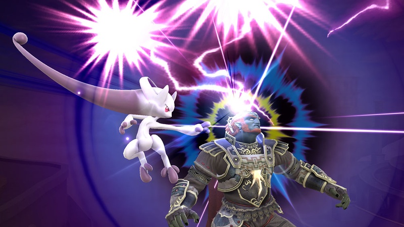 Archivo:Mewtwo usando su Smash Final contra Ganondorf SSB4 (Wii U).jpg