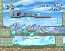 Nivel 1 de Dianas Smash.