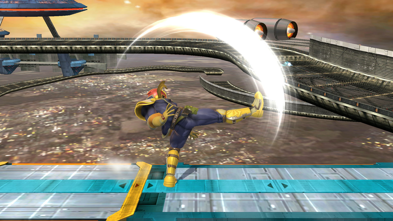 Archivo:Ataque fuerte superior de Captain Falcon (2) SSB4 (Wii U).png