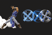 Vista previa de la Cruz de Richter en la sección de Técnicas de Super Smash Bros. Ultimate.