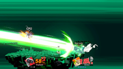 R.O.B. usando Láseres Robo guiados en Super Smash Bros. Ultimate.