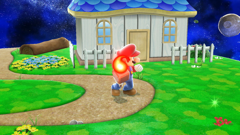 Archivo:Mario usando la Barrera de fuego (2) SSB4 (Wii U).png