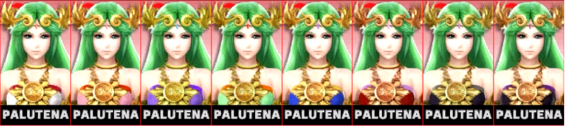 Archivo:Paleta de colores de Palutena SSB4 (3DS).png