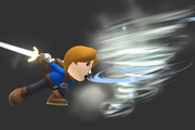 Vista previa de Torbellino en el Taller de personajes de Super Smash Bros. for Wii U.