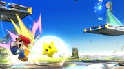 Estela atacando a Mario con Destello SSB4 (Wii U).jpg