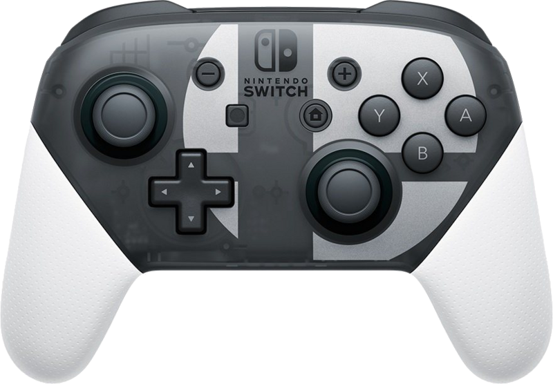 Archivo:Mando Pro de Nintendo Switch edición Super Smash Bros. Ultimate.png