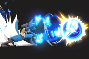 Vista previa de Esfera aural en la sección de Técnicas de Super Smash Bros. Ultimate