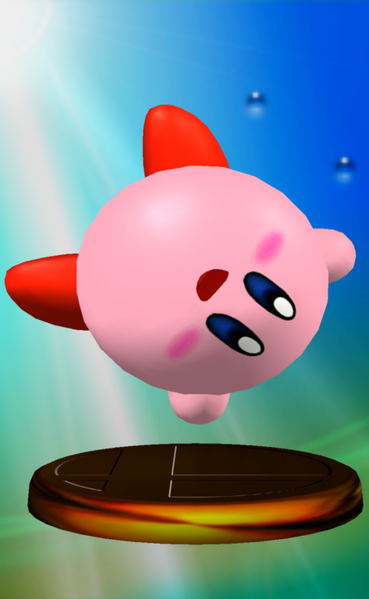 Archivo:Trofeo de Kirby (Smash 1) SSBM.png