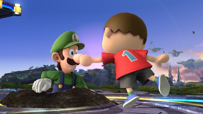 Archivo:Luigi y el Aldeano en Campo de Batalla SSB4 (Wii U).jpg