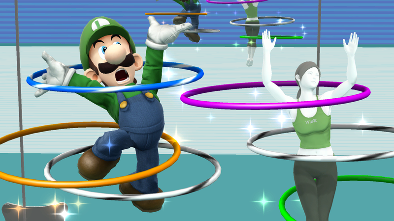 Archivo:Créditos Modo Senda del guerrero Luigi SSB4 (Wii U).png