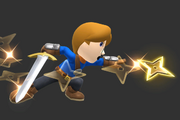 Vista previa de Estrella ninja en el Taller de personajes de Super Smash Bros. for Wii U.