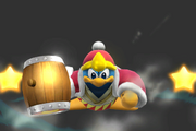 Vista previa de Supersalto Dedede en el Taller de personajes de Super Smash Bros. for Wii U.