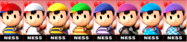 Paleta de colores de Ness SSB4 (3DS).png