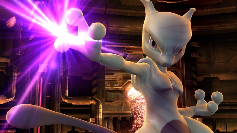Archivo:Mewtwo realizando una burla en la Pirosfera SSB4 (Wii U).jpg