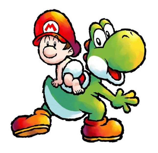 Archivo:Baby Mario y Yoshi SMW2.jpg