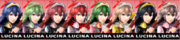Paleta de colores de Lucina SSB4 (3DS).png
