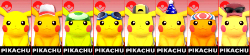 Archivo:Paleta de colores de Pikachu SSB4 (3DS).png