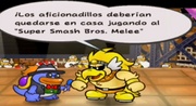 Halcóman/Hawk Hogan haciendo la referencia (versión de Nintendo GameCube).