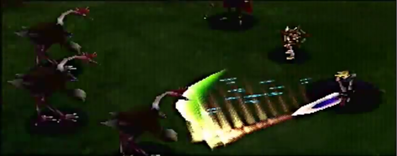 Archivo:Cloud usando Haz espada en Final Fantasy VII.png