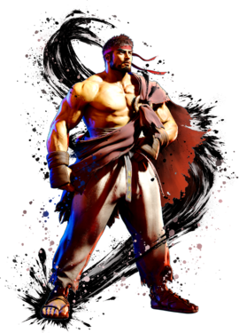 Art oficial de Ryu en Street Fighter 6