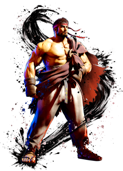 Archivo:Art oficial de Ryu en Street Fighter 6.png