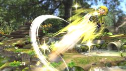 Toon Link siendo lanzado en el Vergel de la Esperanza SSB4 (Wii U).jpg