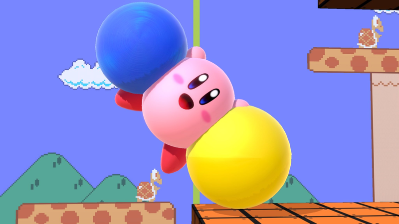 Archivo:Kirby imitando a un dango (2) SSBU.png