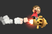 Vista previa de Cohete Giroide en el Taller de personajes de Super Smash Bros. for Wii U.